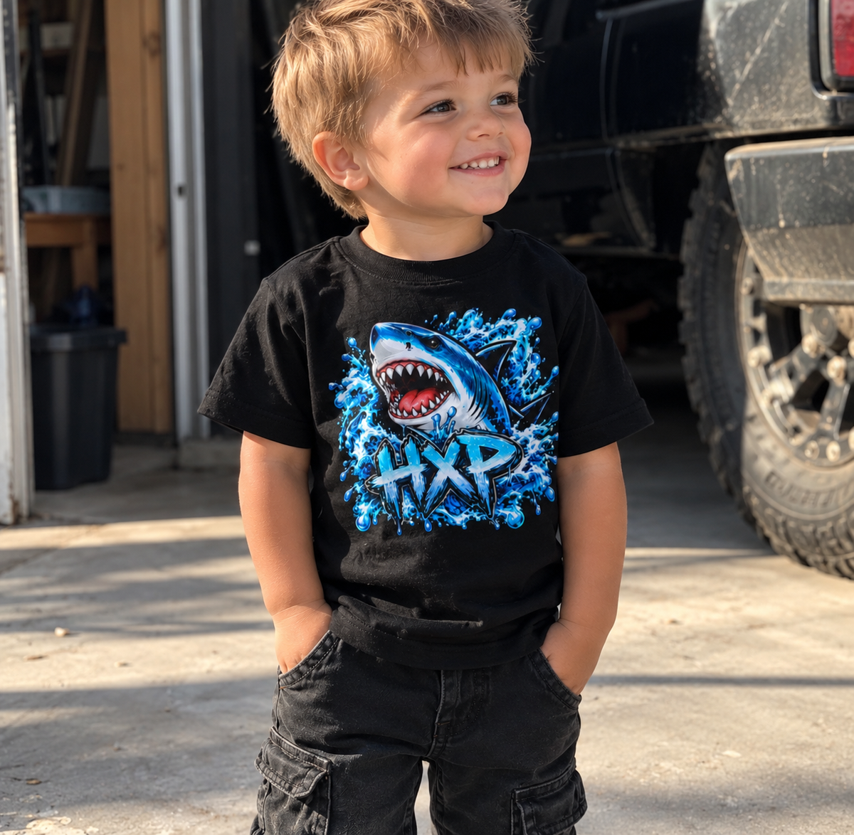 HXP Shark Attack Toddler Tee
