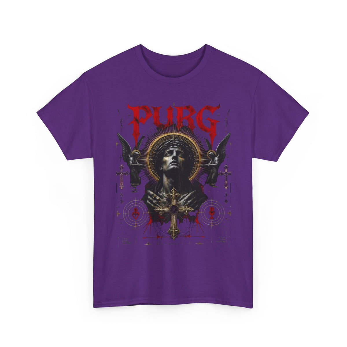 Purg Retro Gothic Graphic Tee — Dark Saint Illustration