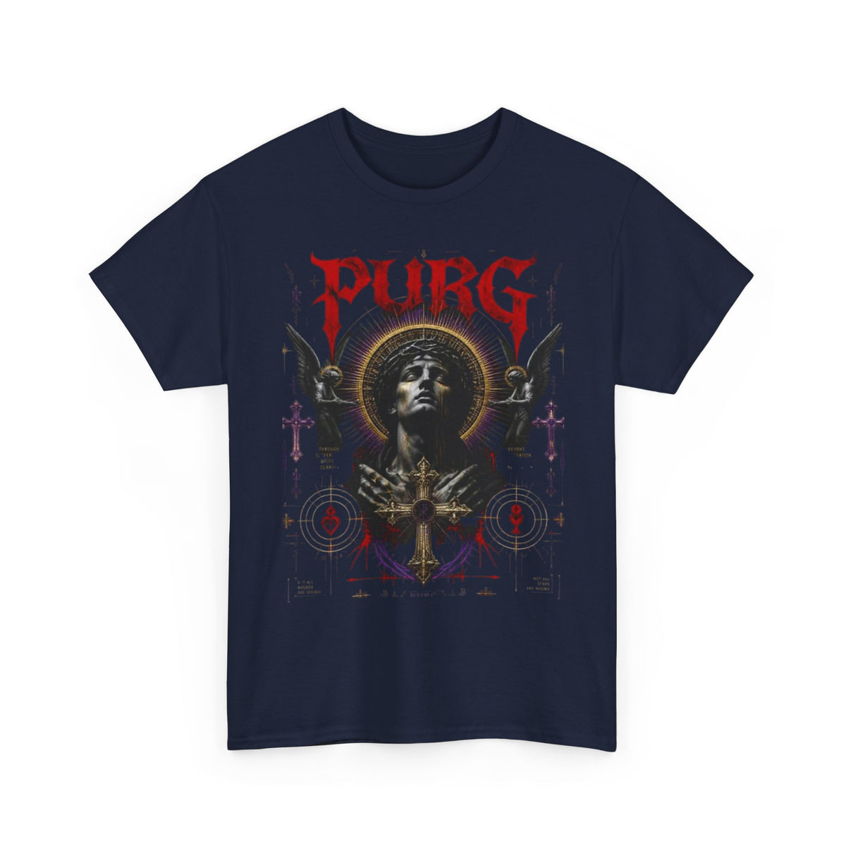 Purg Retro Gothic Graphic Tee — Dark Saint Illustration