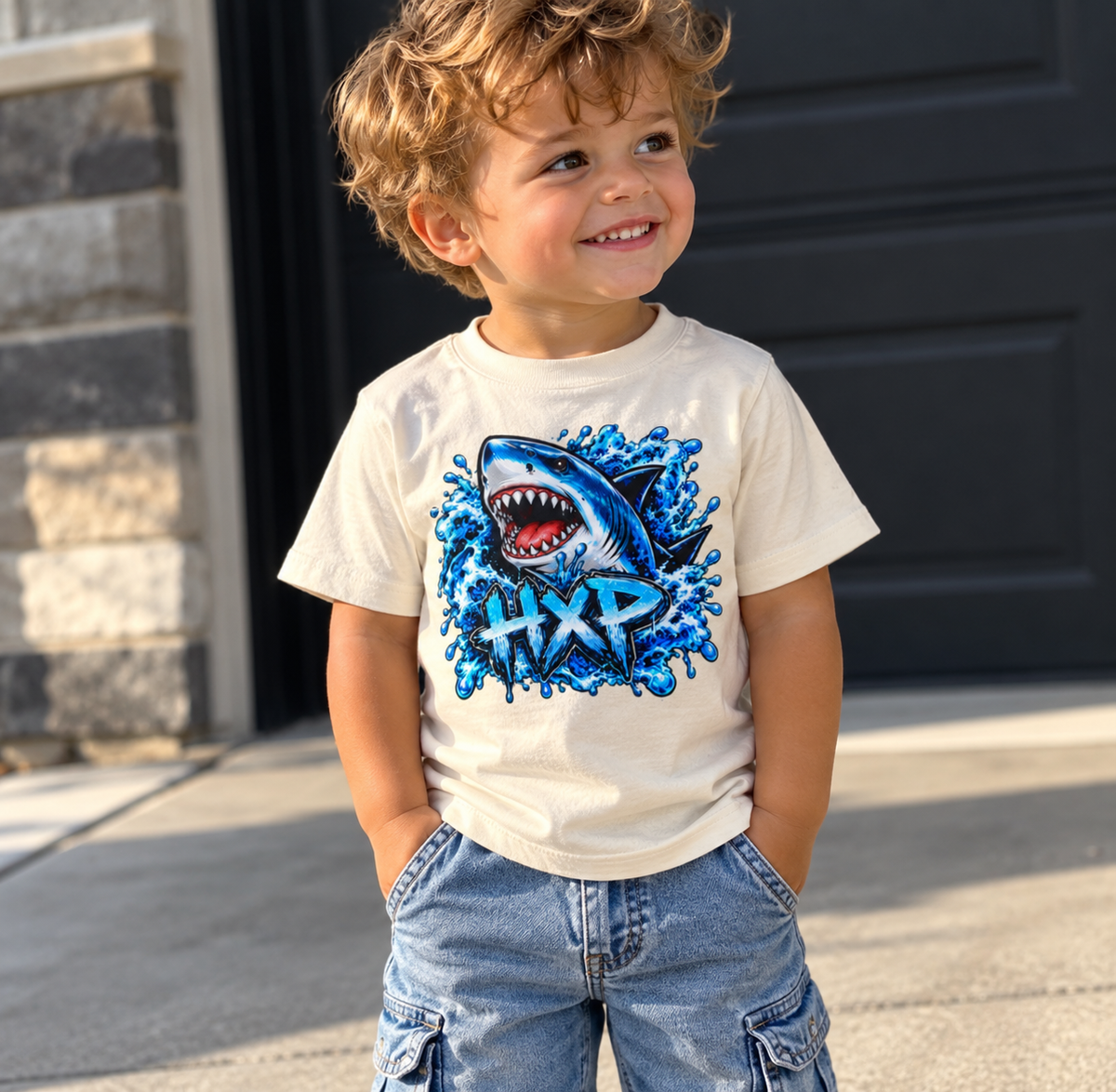 HXP Shark Attack Toddler Tee