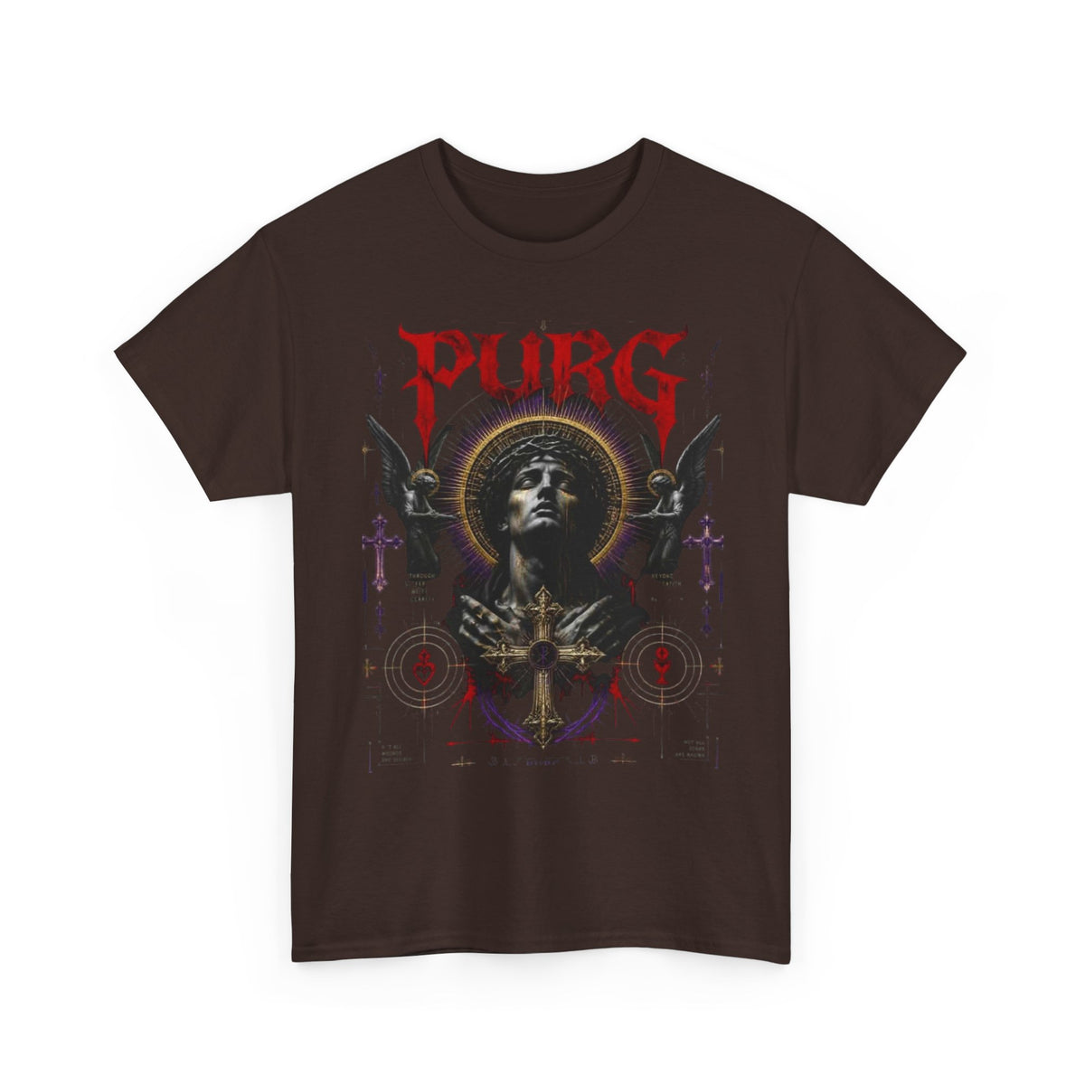 Purg Retro Gothic Graphic Tee — Dark Saint Illustration