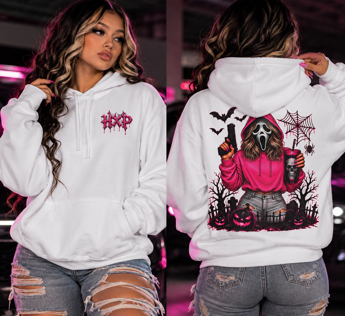HXP PINK NIGHTMARE HOODIE