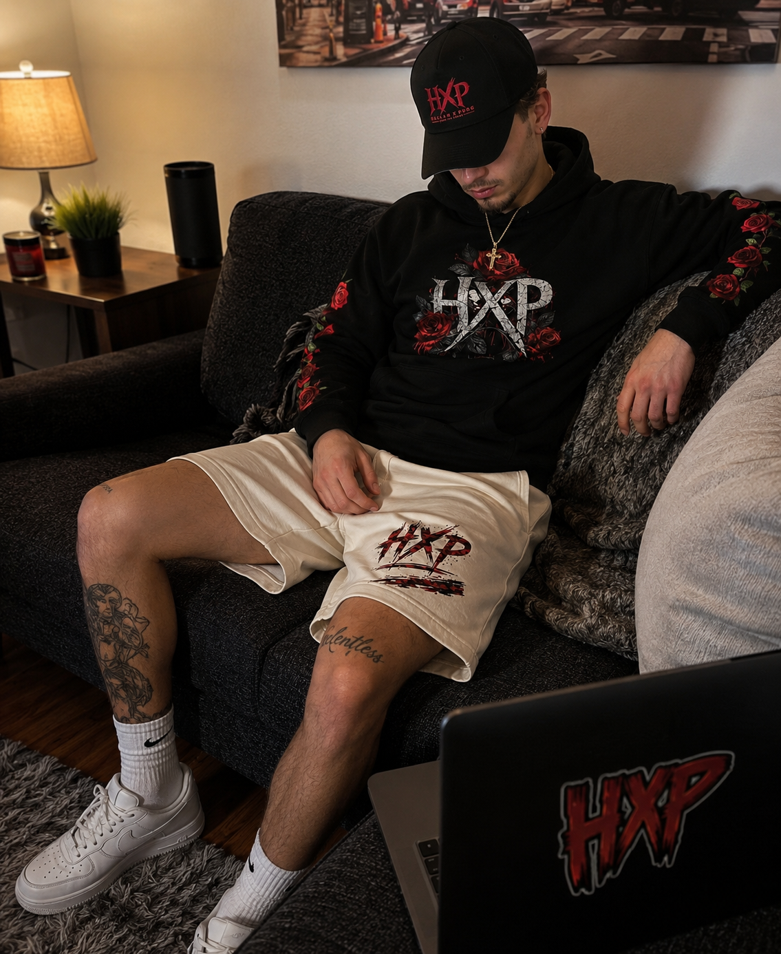 HXP Red Camo Shorts