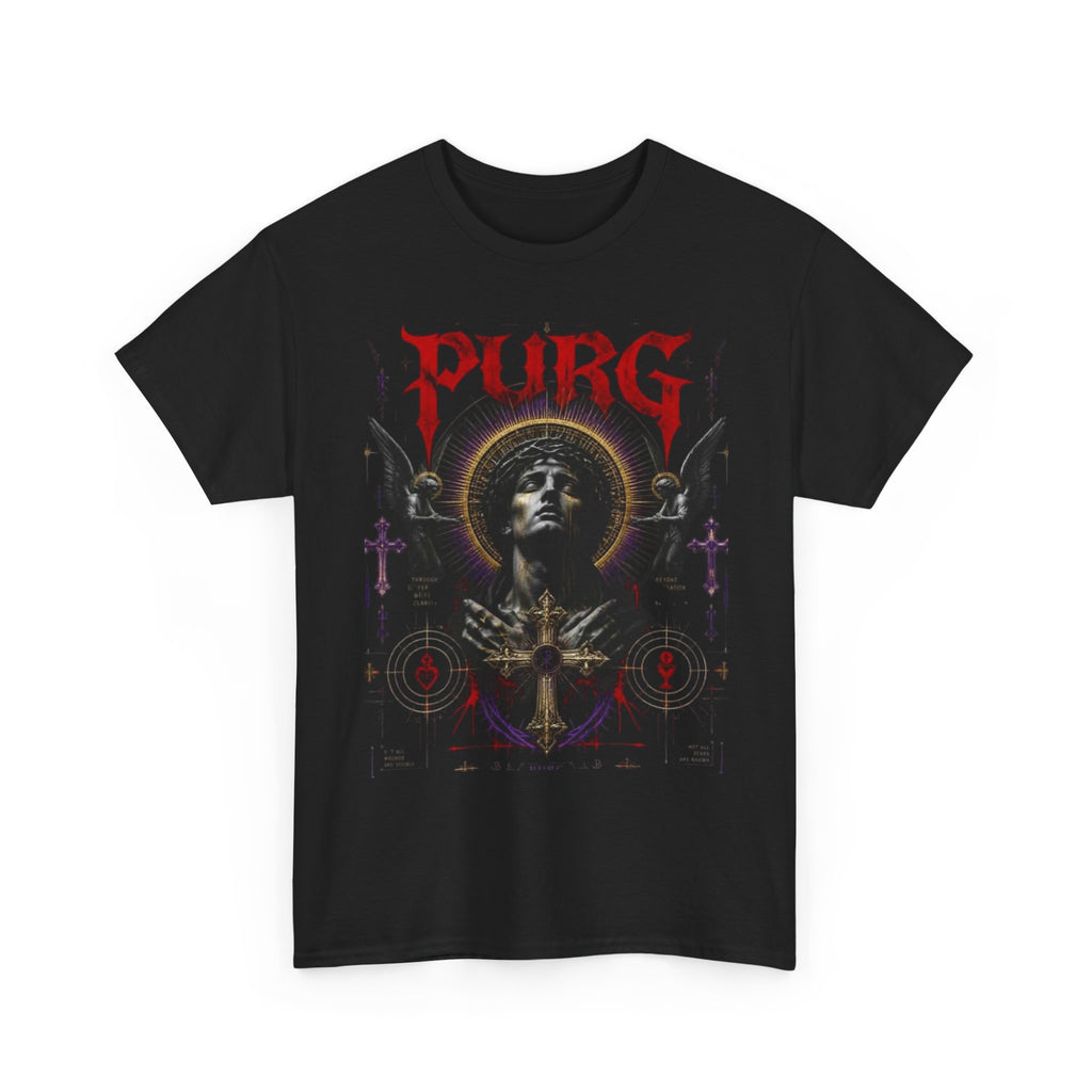 Purg Retro Gothic Graphic Tee — Dark Saint Illustration