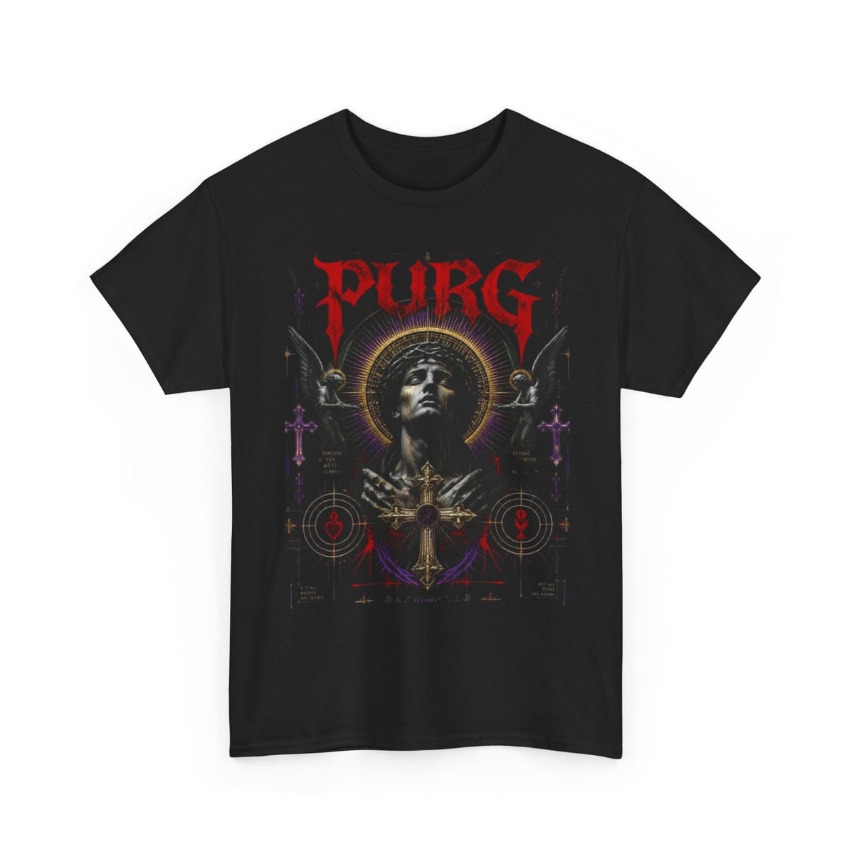 Purg Retro Gothic Graphic Tee — Dark Saint Illustration