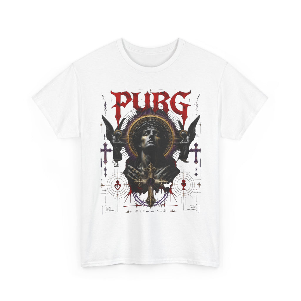 Purg Retro Gothic Graphic Tee — Dark Saint Illustration