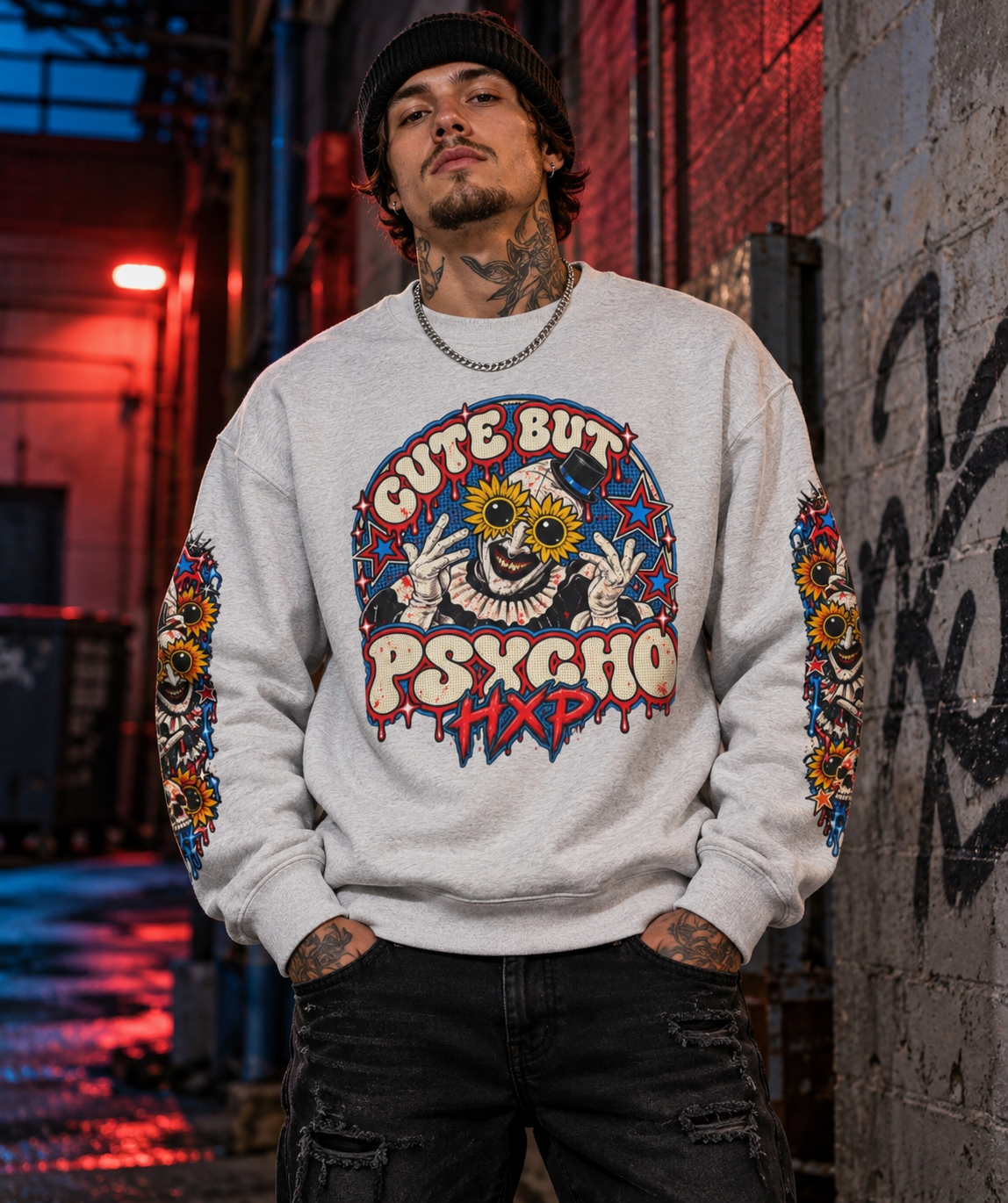 HXP Cute But Psycho Sweatshirt