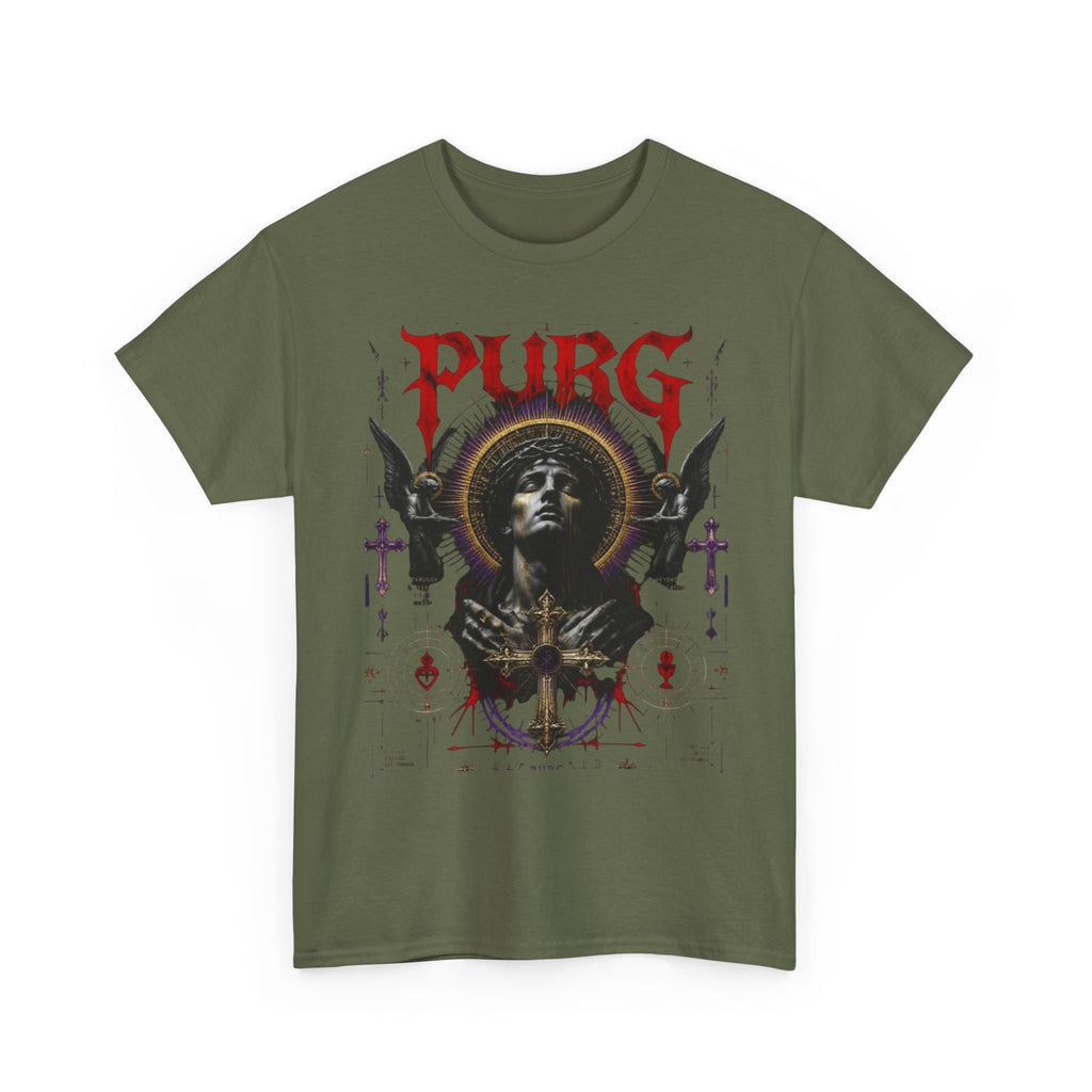 Purg Retro Gothic Graphic Tee — Dark Saint Illustration