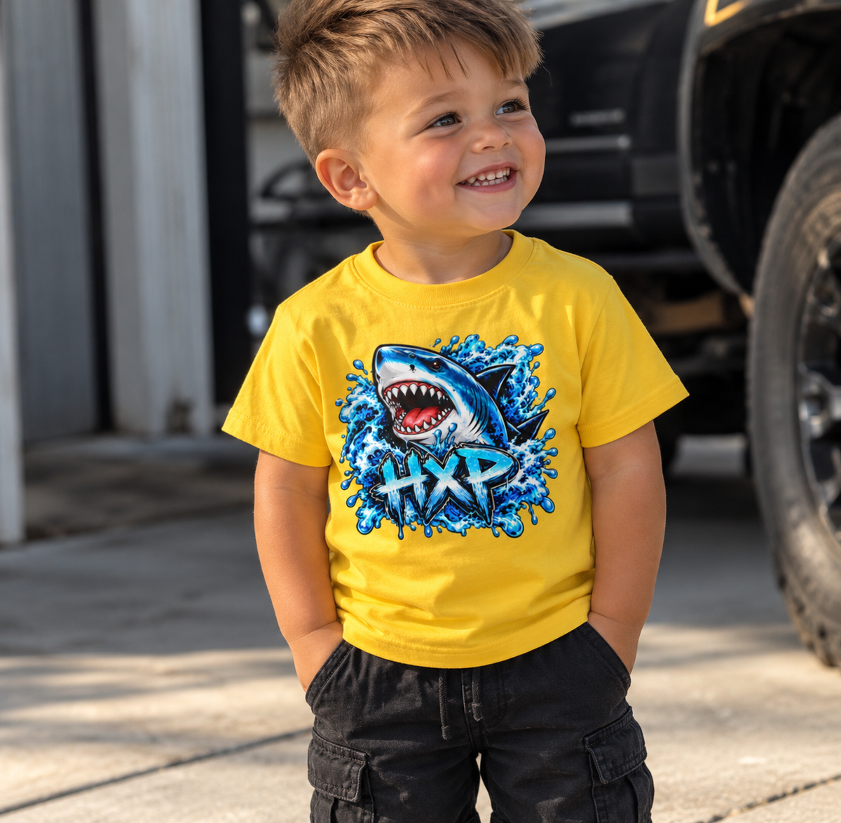 HXP Shark Attack Toddler Tee