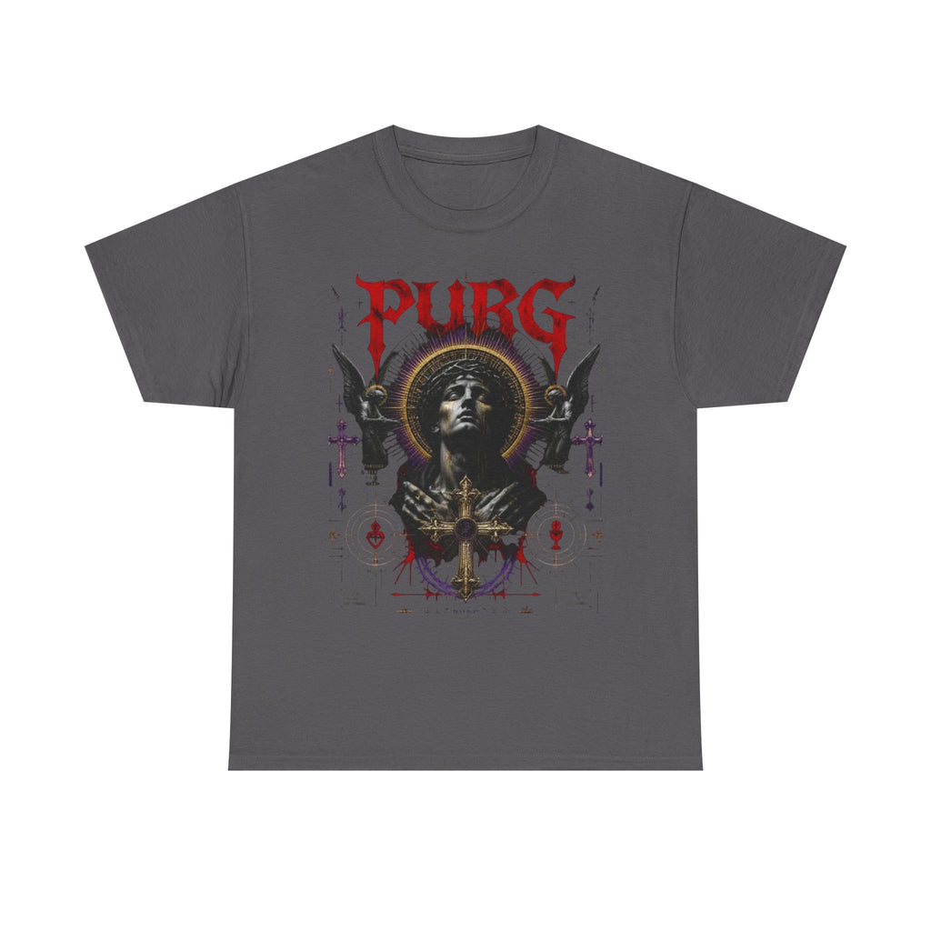 Purg Retro Gothic Graphic Tee — Dark Saint Illustration