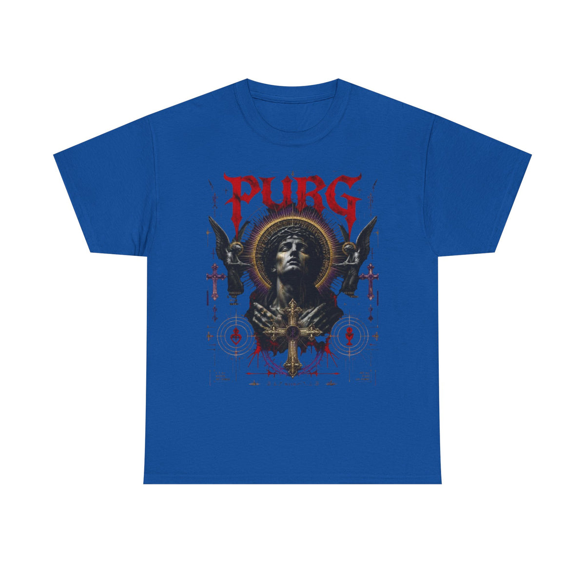 Purg Retro Gothic Graphic Tee — Dark Saint Illustration